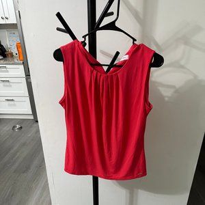Calvin Klein Pink Sleeveless Blouse